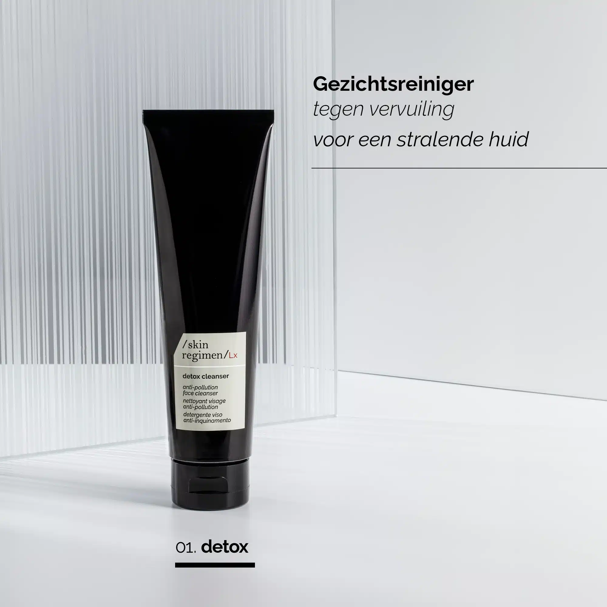 Skin regimen detox cleanser flacon - natuurlijke gezichtsreiniger verkrijgbaar bij June city wellness